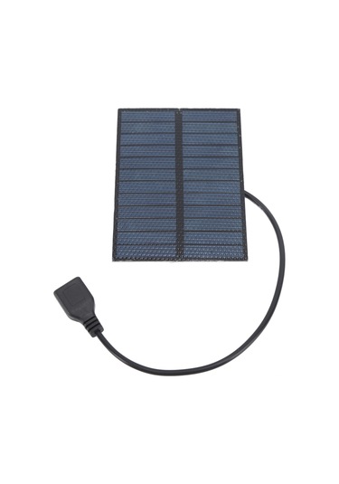 Hangfox 3w 5v Çok Kristal Güneş Paneli - Usb Çıkışlı Taşınabilir Acil Enerji Kaynağı Depolama Olmadan Ip67 Su Geçirmez Mini Boyut