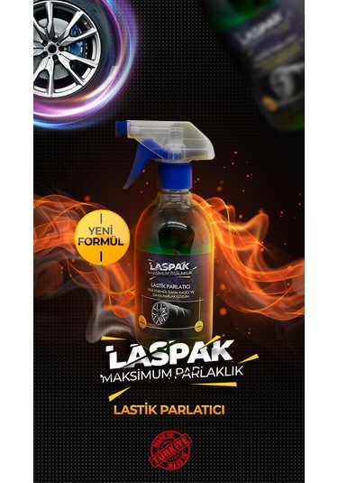 Laspak Lastik Parlatıcı Ekstra Parlaklık 500 Ml