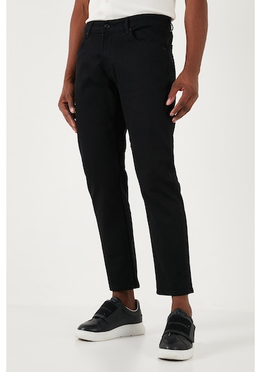Buratti Streç Pamuklu Regular Fit Normal Bel Boru Paça Jeans Erkek Kot Pantolon 2210S01Parma Siyah Buratti Streç Pamuklu Regular Fit Normal Bel Boru Paça Jeans Erkek Kot Pantolon 2210S01Parma Siyah