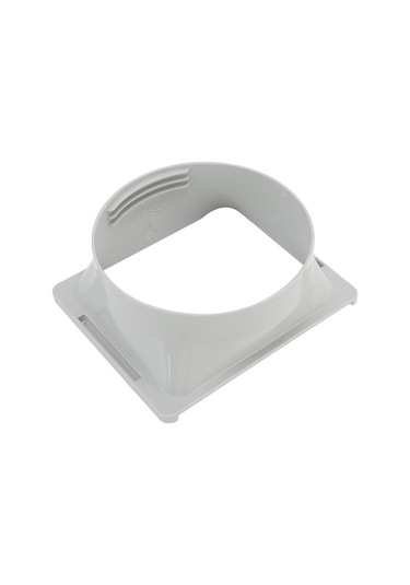 Konesam Abs Malzeme Akıllı Klima Soğutucu Exhaust Boru Bağlantı Elemanı - 150mm Çap, Saat/yönsüz Vida Uyumlu, Isı Ve Haşere Engeli Erişim Parçası