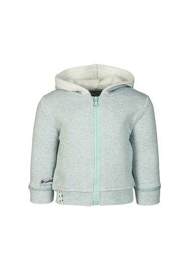 Organicera Organik Kapşonlu Mont ,Aqua Melanj (554296559) Çok Renkli
