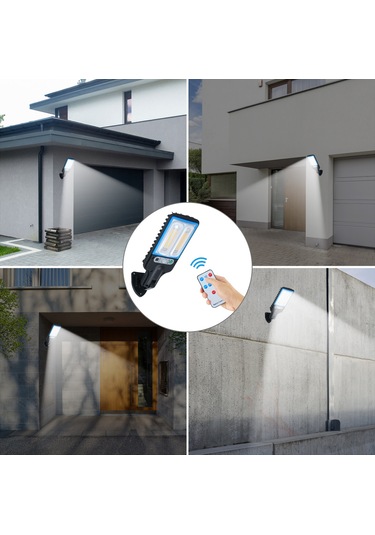 Qingmipy Aydınlatma Lambası: Dış Mekan Güneş Enerjili Su Geçirmez Led Duvar Feneri, Bahçe Ve Kırsal Alanlar İçin. Siyah