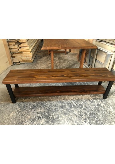 Bintaşmobilya Ceviz Rengi Kütük Tv Sehpasi