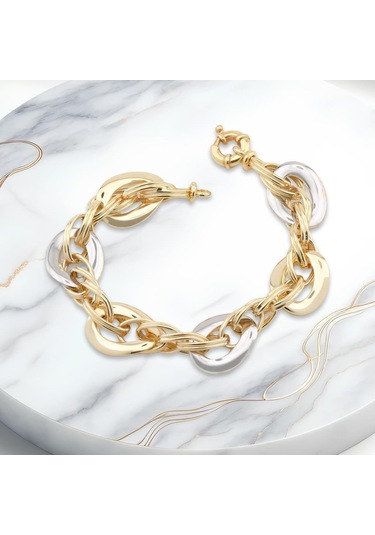 Altın Kaplama 925 Ayar Gümüş Hallow Bileklik