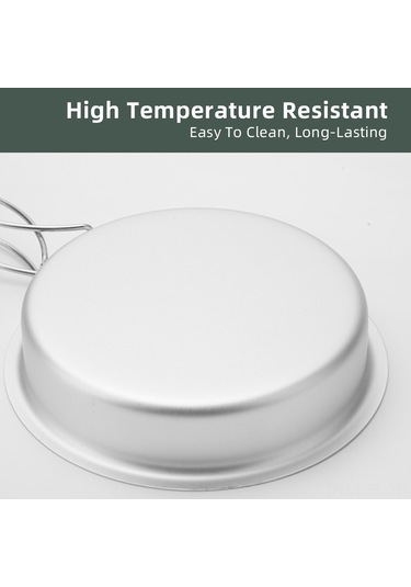 Lemestar Alüminyum Kamp Mutfak Seti - 1.4l Çorba Tenceri, Sote Tavası Ve Tabak - Taşınabilir, Dayanıklı, Outdoor Maceralar İçin Çok Renkli