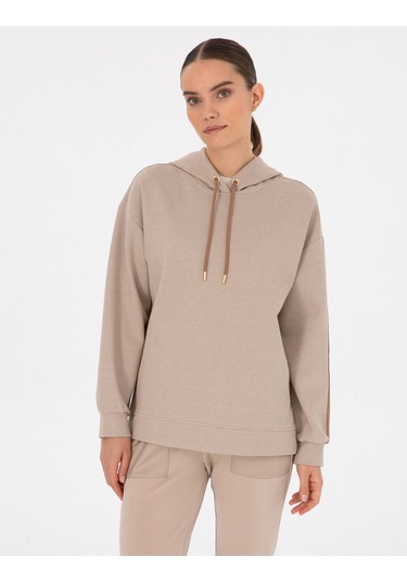 Pierre Cardin Kadın Camel Sweatshirt 50309135-vr015 Camel