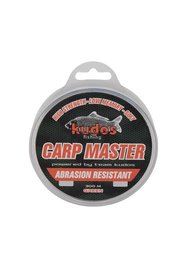 Kudos Carp Master 300m Yeşil Misina Düşük Hafızalı Soft Misina 0.35mm 0.35 MM