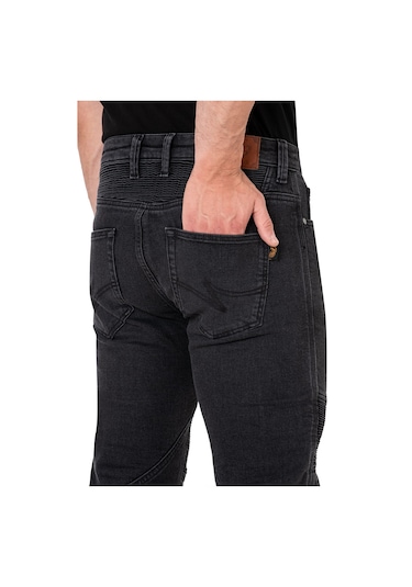 Iron Shield Flexi Korumalı Motosiklet Kot Pantolonu Erkek
