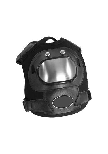 Lemestar Motosiklet Off-road Çelik Diz Koruyucu 2 Adet - Halka Açık, Ergonomik Tasarım, Hızlı Kaldırma Kayışı, Logo'lu Teslimat