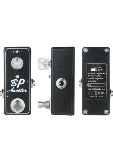 Yaozixa Mosky Bp Booster: +20db Saf Boost, Dıp Switch Eq Ayarları, Gerçek Bypass, Gitar/bas İçin Metal Efekt Pedalı