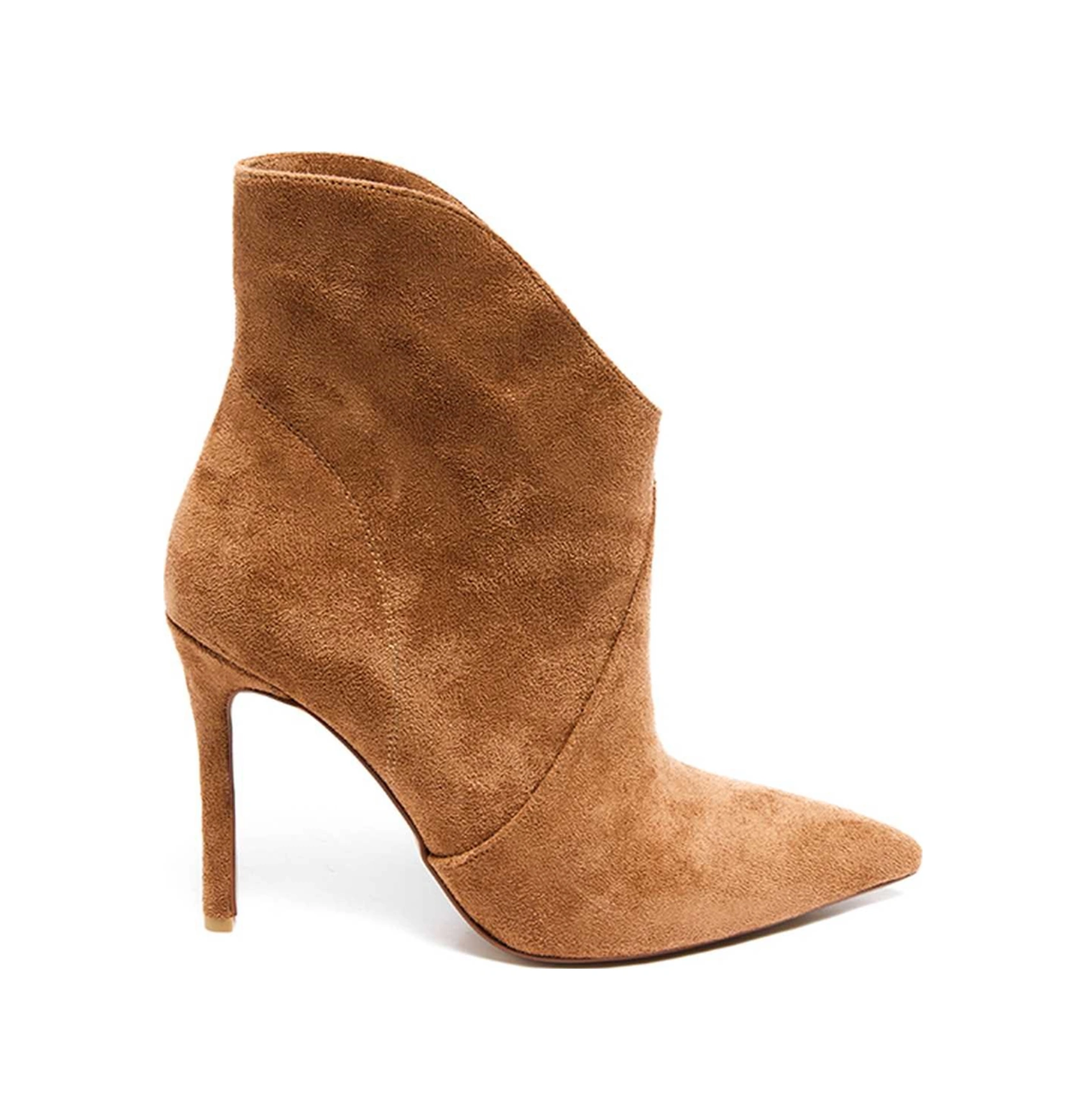 Bestello Ince Topuklu Neolit Taban Topuklu Bot 281-1134 Kadın Bot Tarcın Suet