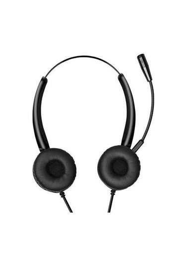 Primepickings İletişim Kulaklığı Hafif Çelik Çubuk, Gürültü Engelleyici, Dayanıklı, Usb Bağlantılı, Mv Ayarlanabilir, 360 Ayarlana