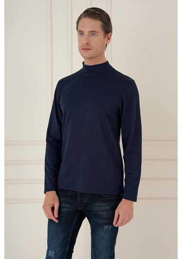 Ts 894 Slim Fit Lacivert Spor T-shirt Lacivert