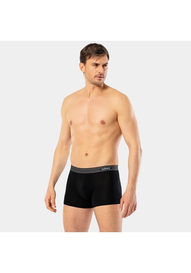 Cacharel Erkek 3'lü Boxer 1320/beyaz-siyah-gri KARIŞIK RENK