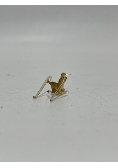 El Yapımı Mini Murano Cam Çekirge Biblo A165-10