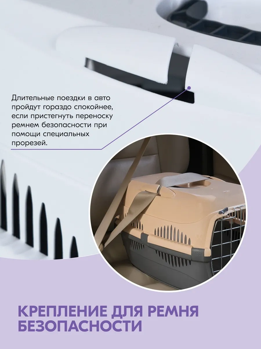 Pettails Plastik Kedi Taşıma Kabı, Evcil Hayvanlar İçin Metal Kapılı 27565277