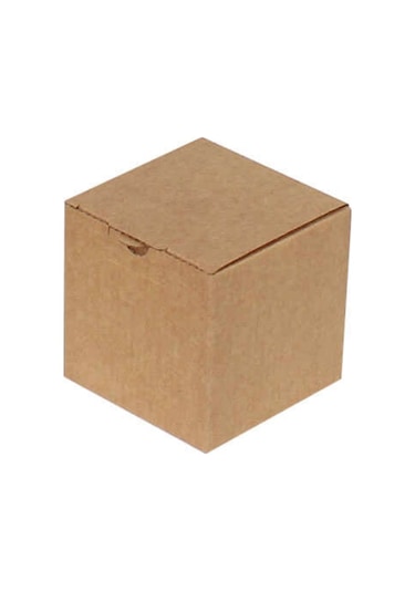Kraft Kilitli Kargo Kutusu / Ebat: 8x8x8 cm (100 adet)
