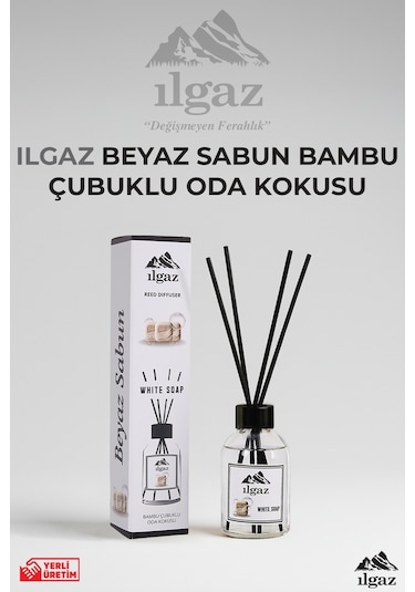 Ilgaz Beyaz Sabun Çubuklu Oda Kokusu 110 ML