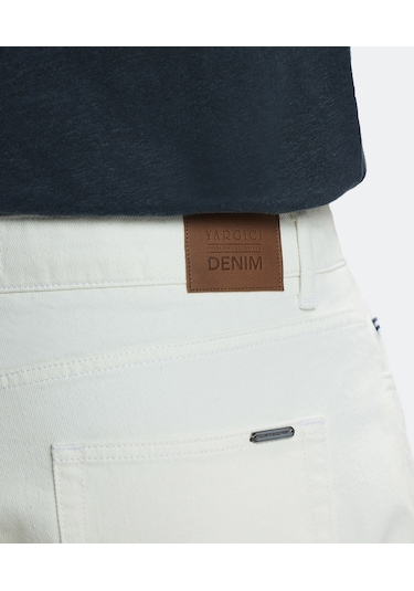 Yargıcı Relax Fit Non-denim Cep Detaylı Pantolon Ekru
