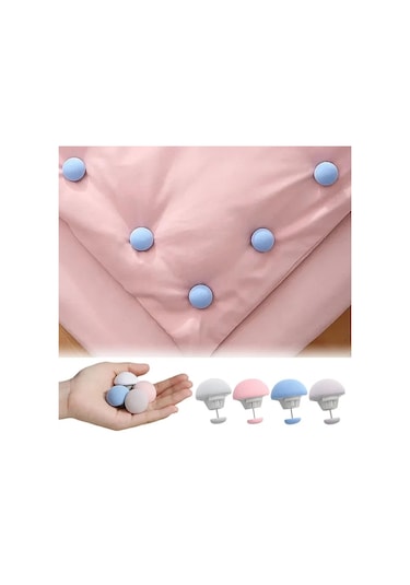 8 Adet Gri-anti Battaniye Mantar Kilidini Klip Sabitleyici Anahtar Yorgan Klipsi Bir Kapak Tokaları Yorgan Tutucu Şekli Yorgan Raptiye Kayma Tutucu