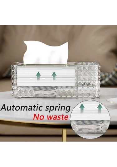 Altın-peçete Tutucu Lüks Tuvalet Ev Oturma Odası Dekorasyon Masaüstü Doku Kutusu Kapağı Organizatörler Depolama Masa Peçete Tutucular