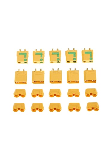 Besthome1 Amass Xt90-s Ve Xt90 Konektör Seti - 10 Parça Kıvılcım Önleyici Rc Bağlantı Aparatı