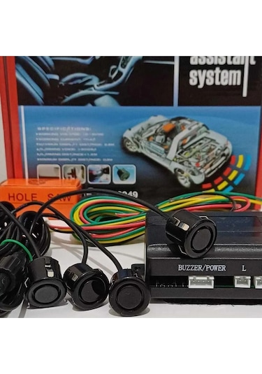 Ford Focus Titanium Stil Uyumlu Araç Park Sensörü Ses İkazlı E20 Siyah Sensör