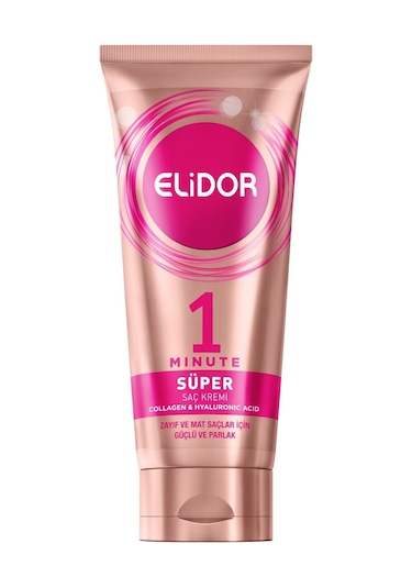 Elidor 1 Minute Güçlü ve Parlak Süper Saç Bakım Kremi 170 ML