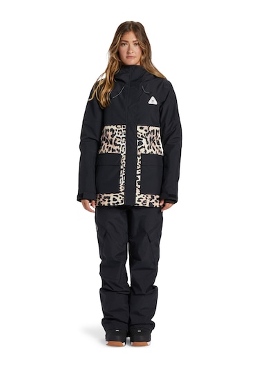 Dc Dc Kadın Snowboard Ceketi Cruiser Big Cat Xnyk Bej