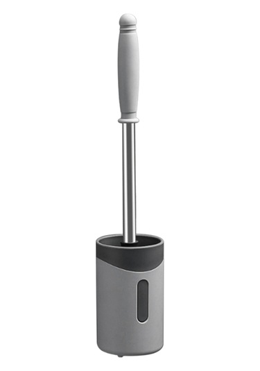 Tuvalet Fırçası Yumuşak Kaymaz Temizleme Fırçası Gri Gri