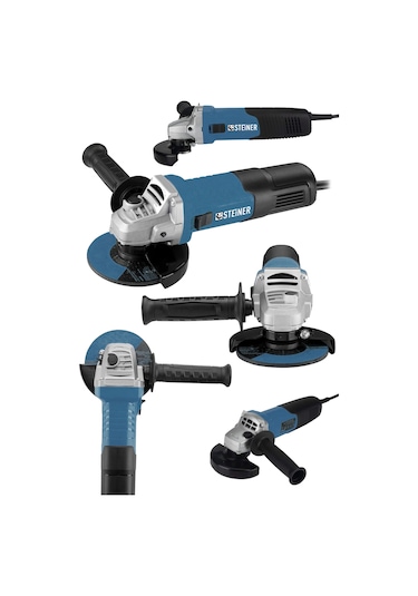 Steiner 3000 W Profesyonel Sjs Avuç İçi Spiral Taşlama Makinesi Mavi