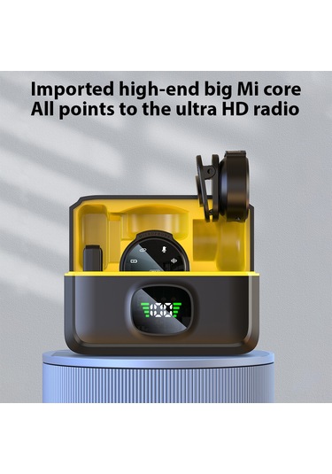 Maiyame 2.4ghz Kablosuz Mikrofon Seti - Çift Mikrofon, Şarj Kabinli, Type-c Şarj, 20hz-20khz Frekans Aralığı