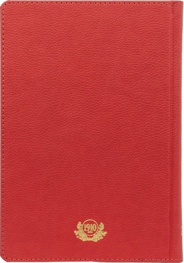 Ece Ajandası Kemer 2026 Kırmızı - Günlük Çizgili Sert Kapak 14x20 Kırmızı