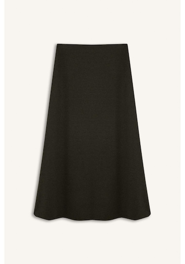 DeFacto A Kesim Esnek Belli Basic Düz Normal Bel Maxi Etek D5407AX24AUKH70 Haki DeFacto A Kesim Esnek Belli Basic Düz Normal Bel Maxi Etek D5407AX24AUKH70 Haki