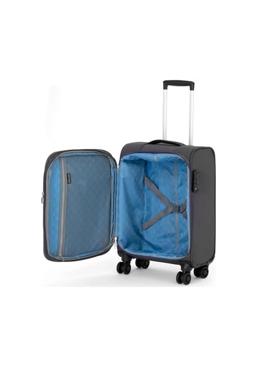 Pierre Cardin Ultra Light Hafif Lüx Kumaş Kabin Boy Valiz Antrasit 04pc4200 Antrasit