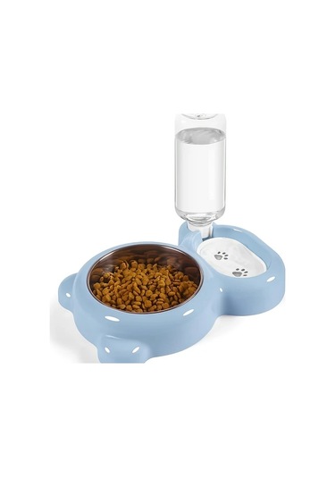 Honeybeeshop Mor Rengi Evcil Hayvanınızı Susuz Bırakmayacak Çift Kase Seti Ve Otomatik Su Dispenseri