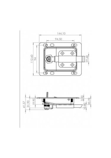 Sermak Kabin Kilit Enka462