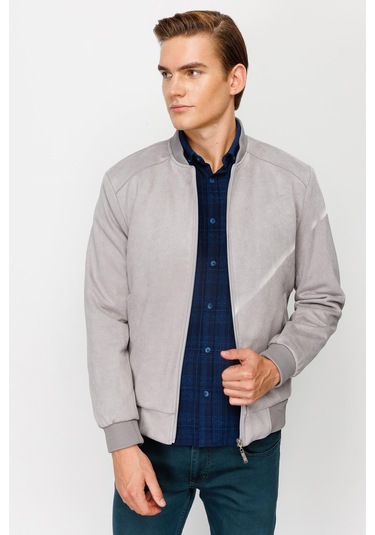 Igs Erkek Gri Standart Std Süet Mont Gri