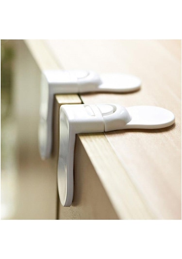 Çocuk Koruma Kilidi 2 Adet Köşe Bebek Güvenlik Kilit Dolap Çekmece