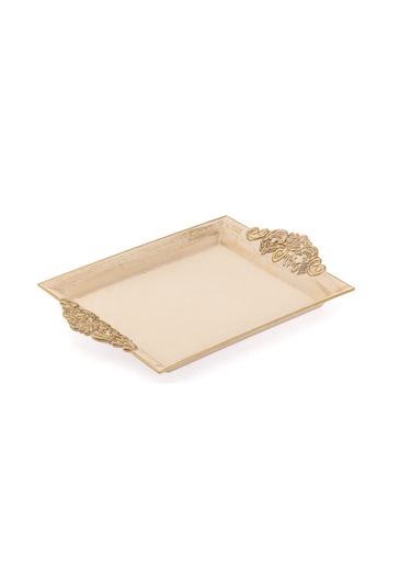 Madame Coco Barroco Tepsi Büyük Barroco39x26x3cm-soft Bej