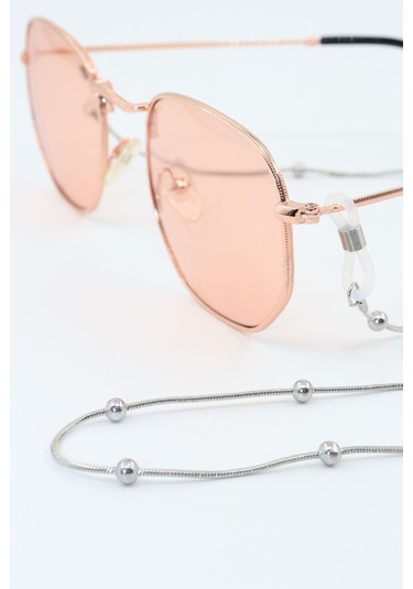 Çelik Gümüş. Çelik Boncuk Gözlük İpi. Gözlük Zinciri. Özel Tasarım Steel. Gözlük İpi. Gümüş