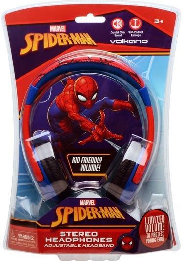 Volkano MV-1001-VSM Lisanslı Marvel Örümcek Adam Kulak Üstü Çocuk Kulaklığı