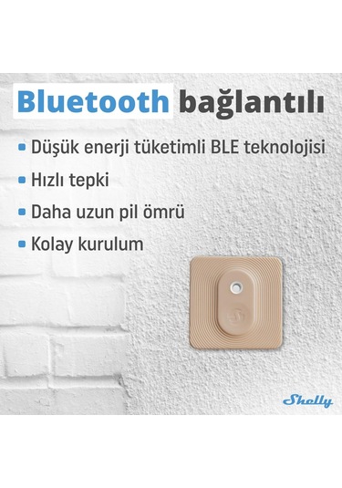 Shelly BLU H&T Bluetooth Sıcaklık ve Nem Sensörü