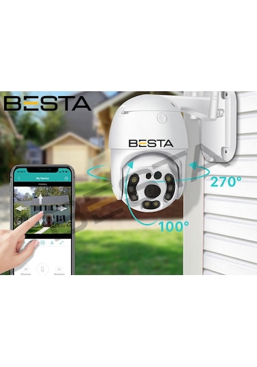 2 Mp Dış Mekan Wireless Kablosuz Ptz Güvenlik Kamerası Bb-1701