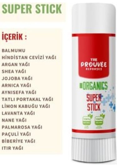 The Prouvee Reponses Organics Süper Stick