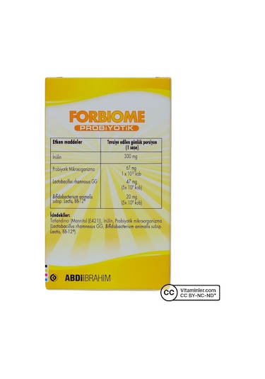 Forbiome Probiyotik 10 Saşe Aromasız
