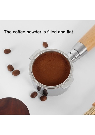 53 mm Armut Ağacı Paslanmaz Çelik Kahve Kompresörü