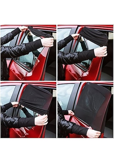 Araba Yan Pencere Sivrisinek Koruyucu Rüzgar Geçirmez Perde