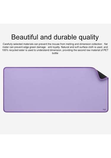 Logitech Klavye Fare Sümen Altlığı Gri