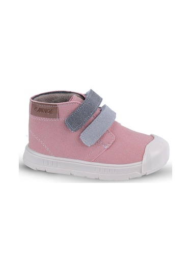 Kaptan Junior Kız Bebek Çocuk Botu Ortopedik İlkadım Kaymaz Taban Bmlk 550 Pembe